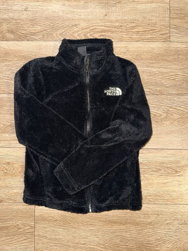 North face girls black jacket - face,