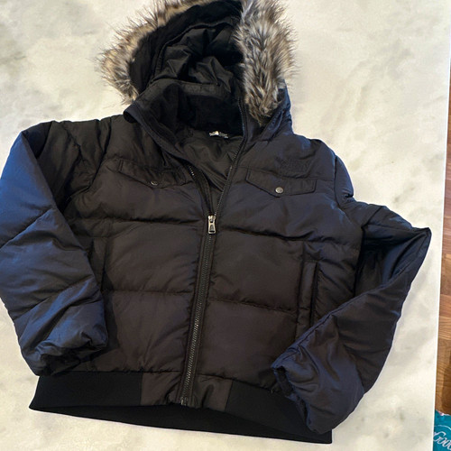 The north face girls - face, black
